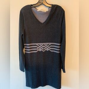 Aventura Charcoal Organic Sweater Dress